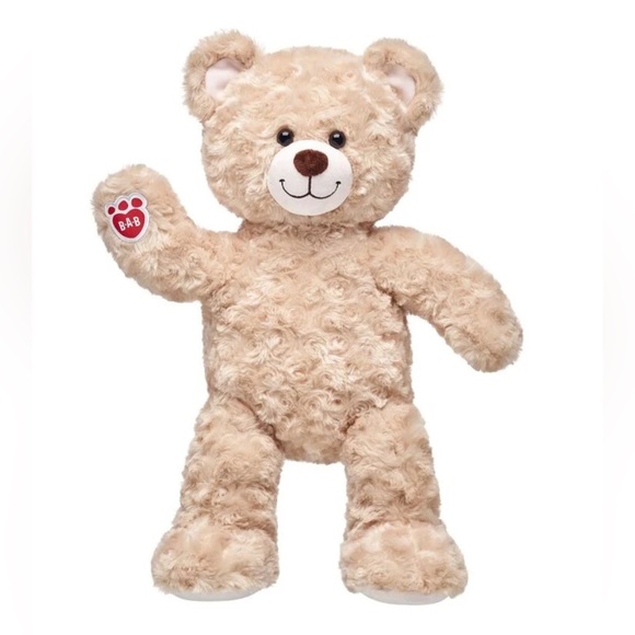 BABW Happy Hugs Fluffy Cream Teddy Bear - Gently used - Picture 2 of 10